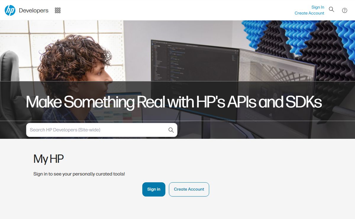 | hp's Developer Portal