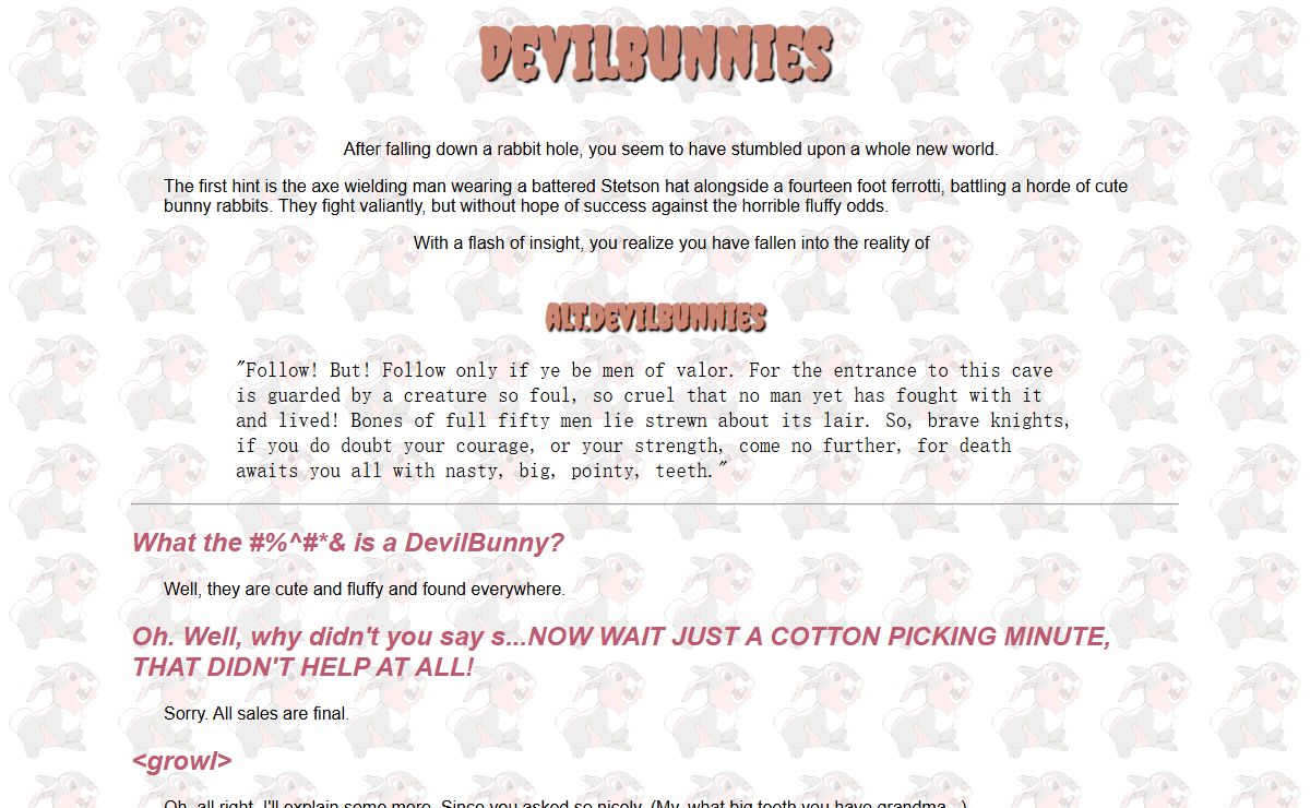 Devilbunnies