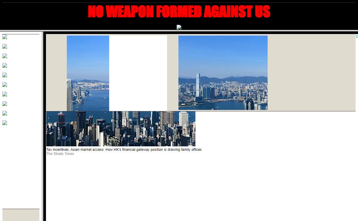 NO WEAPON FORMED AGAINST US (DEVILS RULE)