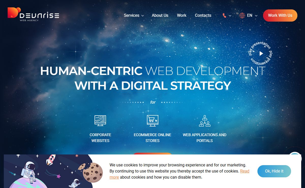 Website & eCommerce Development | Digital Website Promotion | DEVNRISE