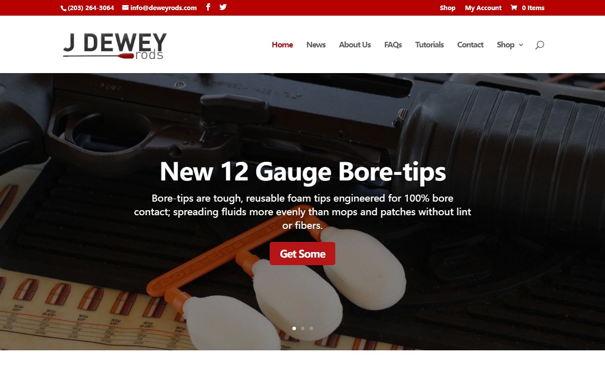 J Dewey Rods | Quality Gun Cleaning Products for the Discriminating Shooter