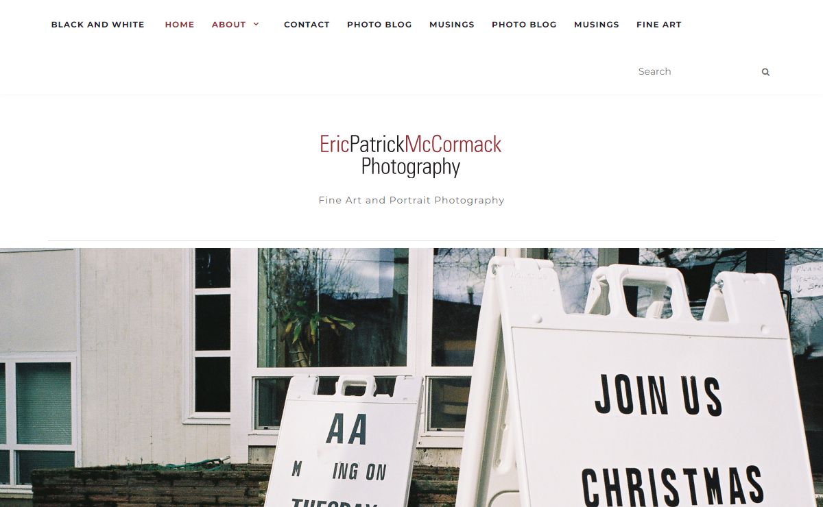 Eric Patrick McCormack Photography – Fine Art and Portrait Photography