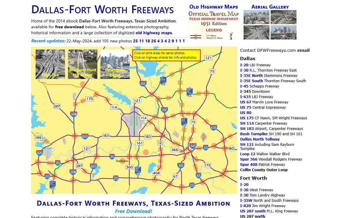 Dallas Fort Worth Freeways