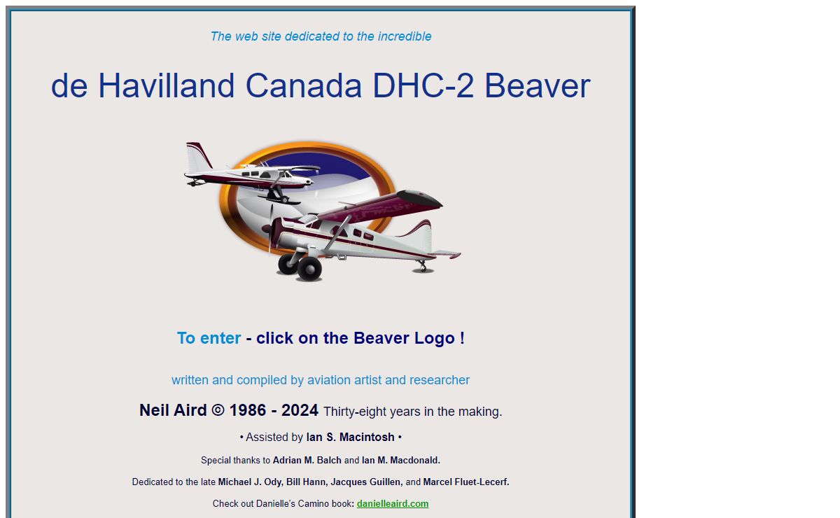 DHC-2_Home_Page
