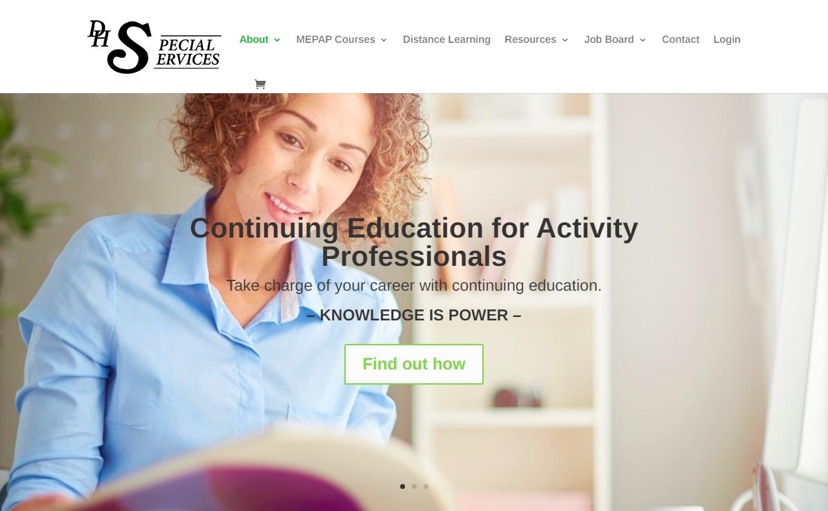 Continuing Education For Activity Professionals | DH Special Services