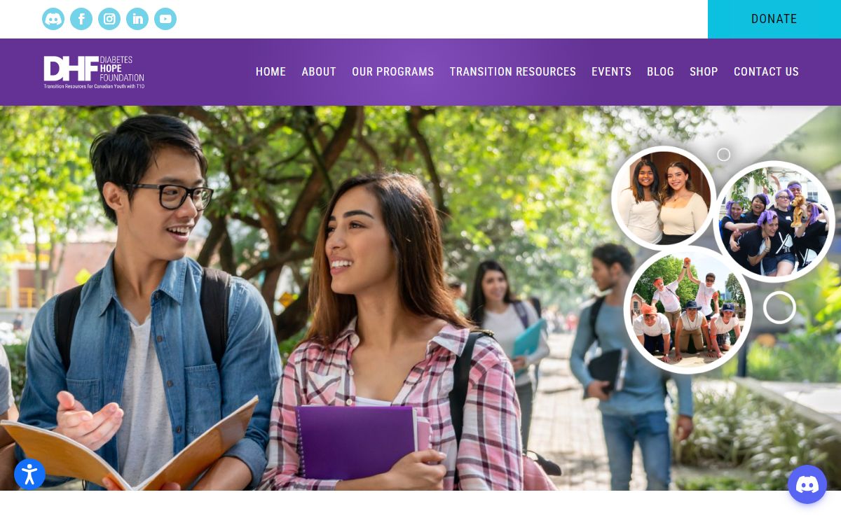 Diabetes Hope Foundation - Supporting Transitioning Youth Living with Diabetes
