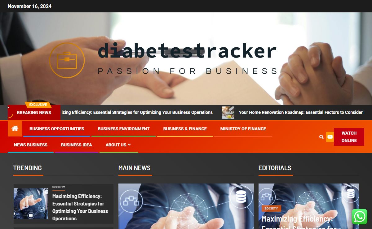 Diabetestracker – Passion For Business