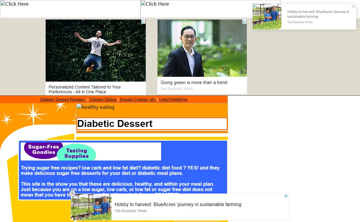 Diabetic dessert recipes and shopping for sugar free diet ingredients and sugar free food prodcuts