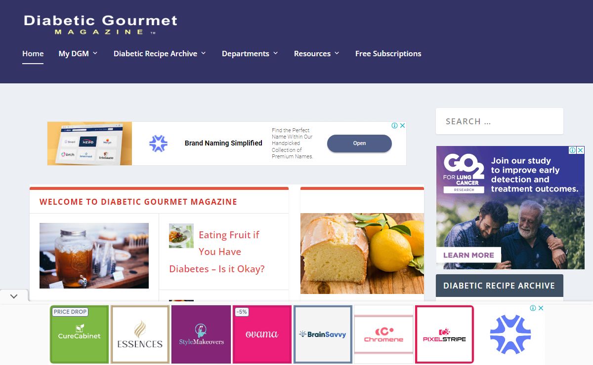 Diabetic Gourmet Magazine | Diabetic Recipes, Diabetic Diet and Meal Plans - Official Site
