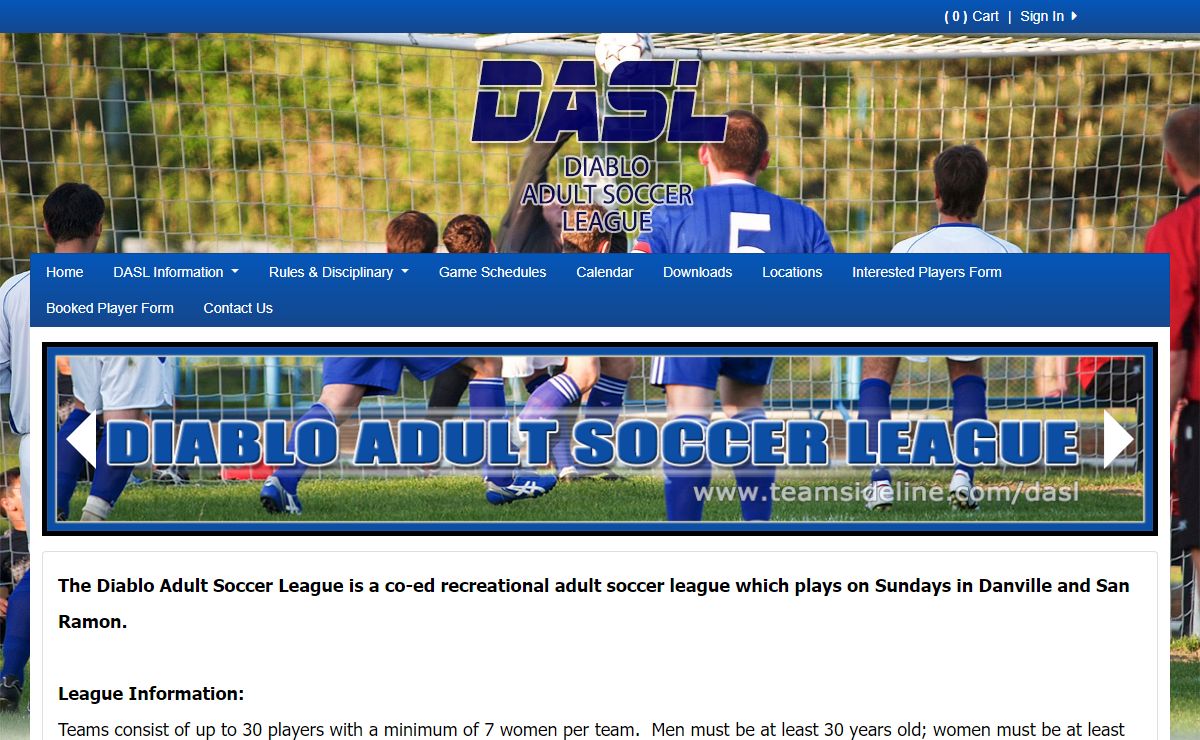 Diablo Adult Soccer League
