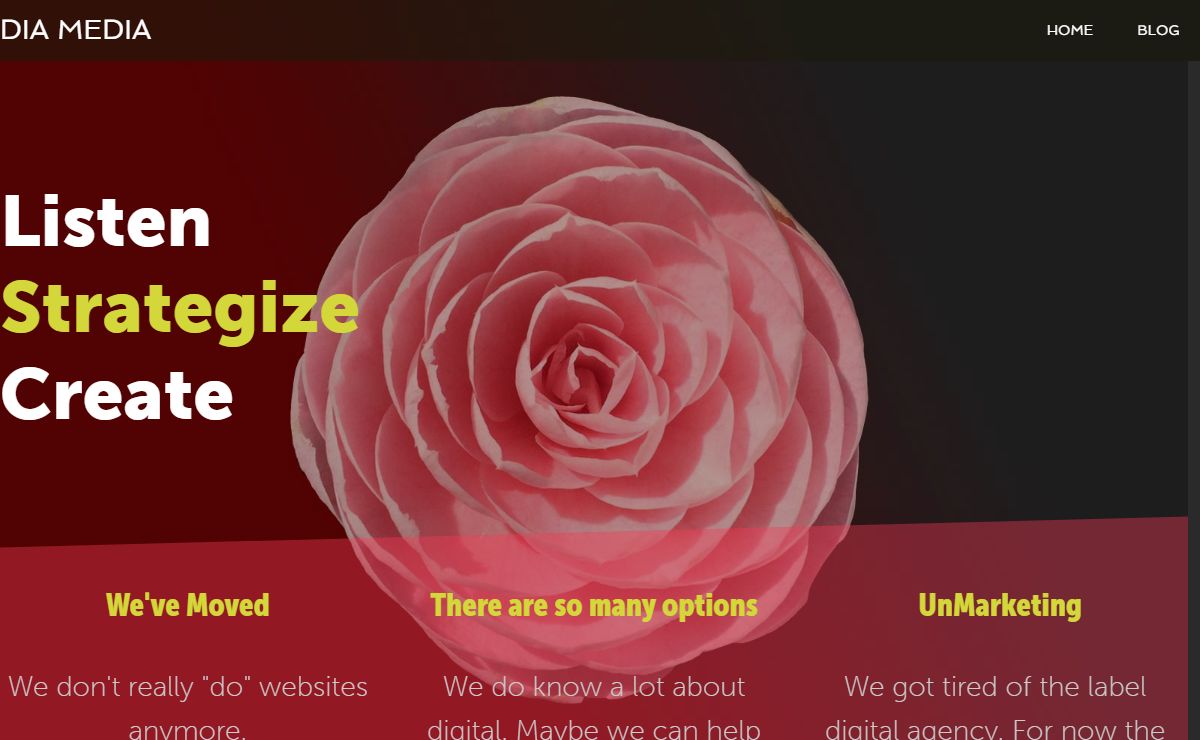 Dia Media – Web Design + Strategy