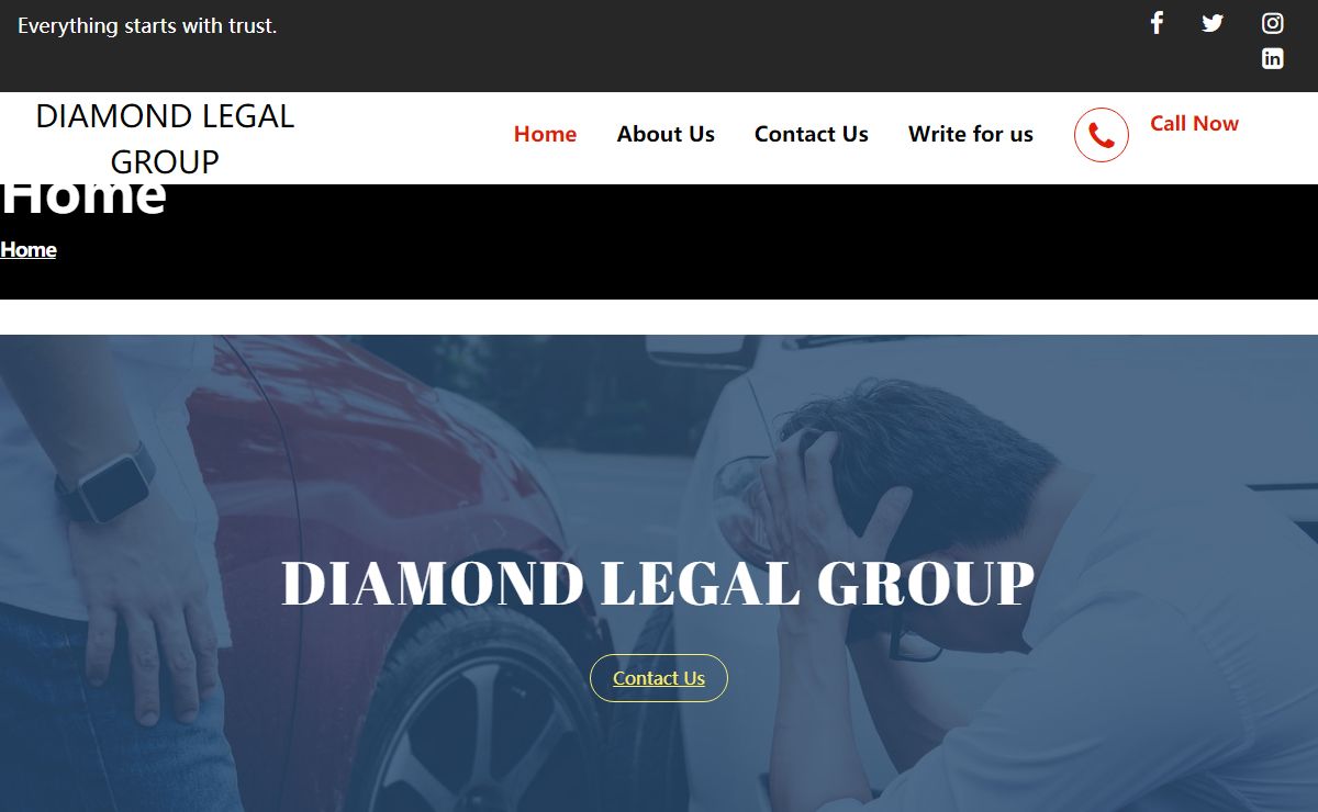 DIAMOND LEGAL GROUP – Everything starts with trust.