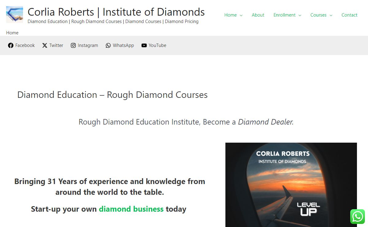 Diamond Education and Rough Diamond Courses