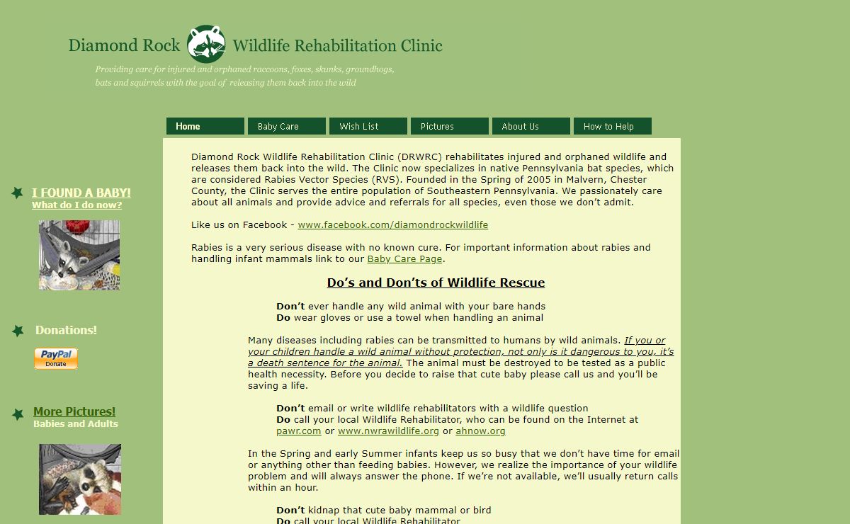 Diamond Rock Wildlife Rehab