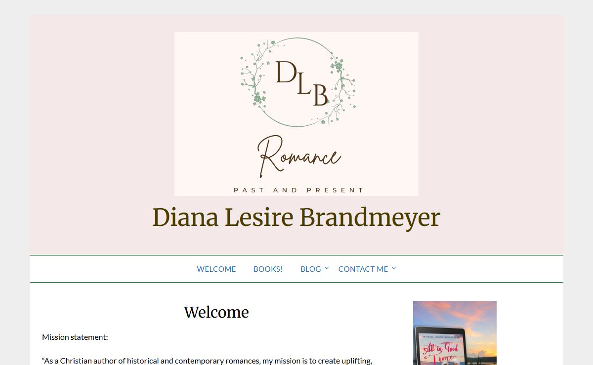 Welcome - Diana Lesire Brandmeyer