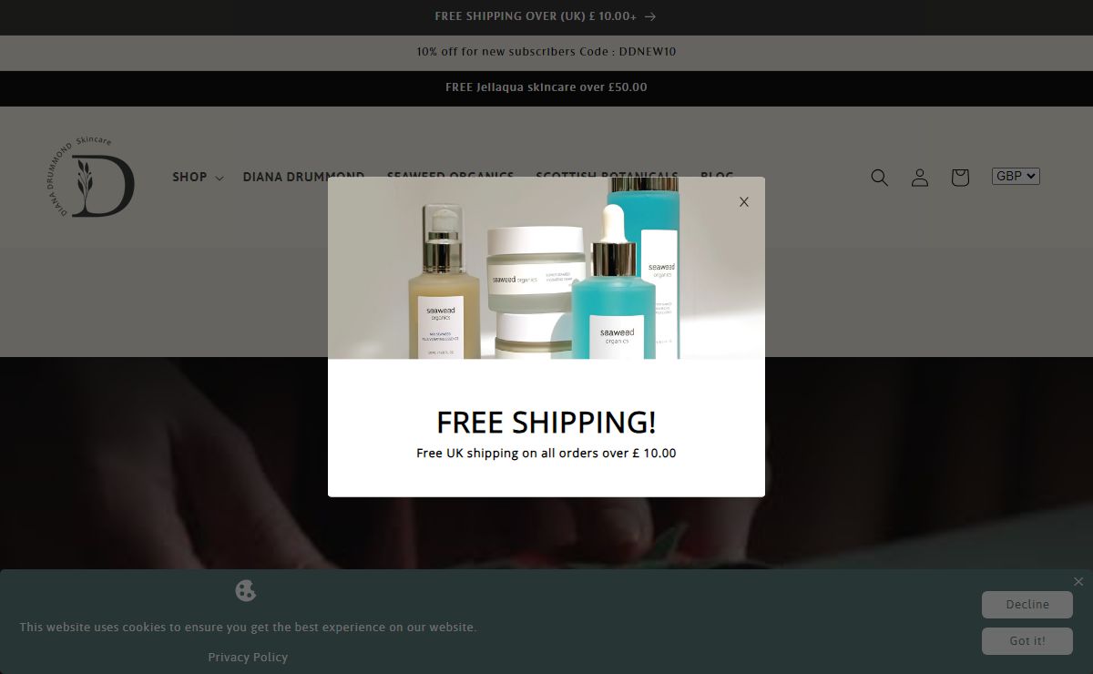 Diana Drummond | Scottish Skincare and Perfumes