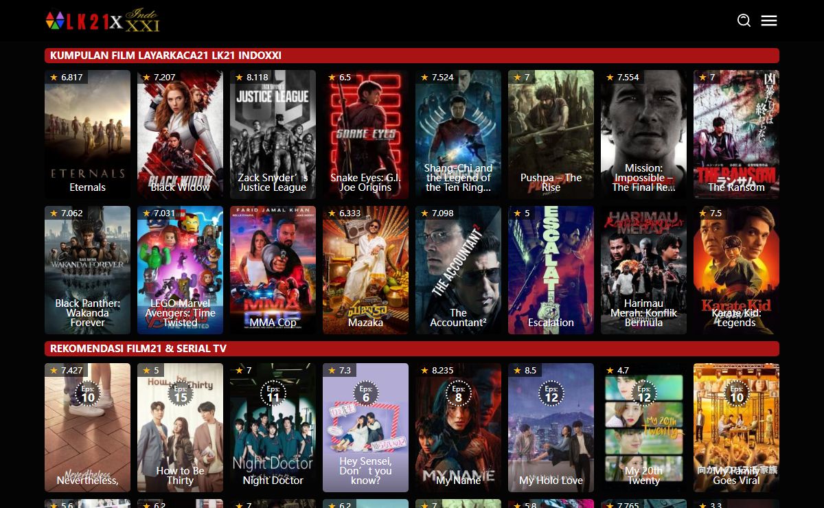 LK21 - Layarkaca21 - IDLIX - INDOXXI - Situs Nonton Film Online Gratis