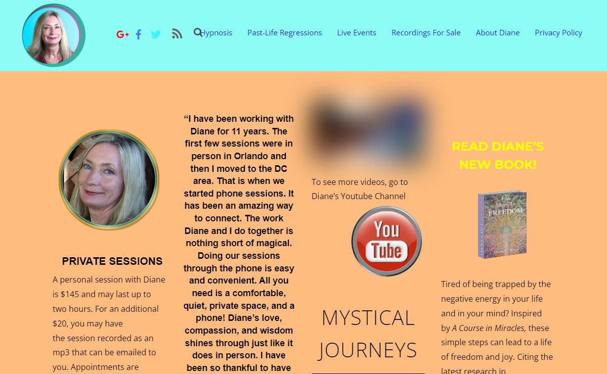 Diane L. Ross M.A., Certified Hypnotist