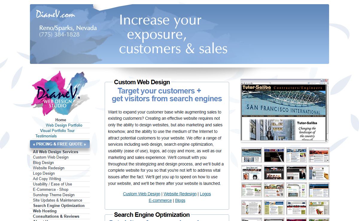 DianeV Web Design Studio