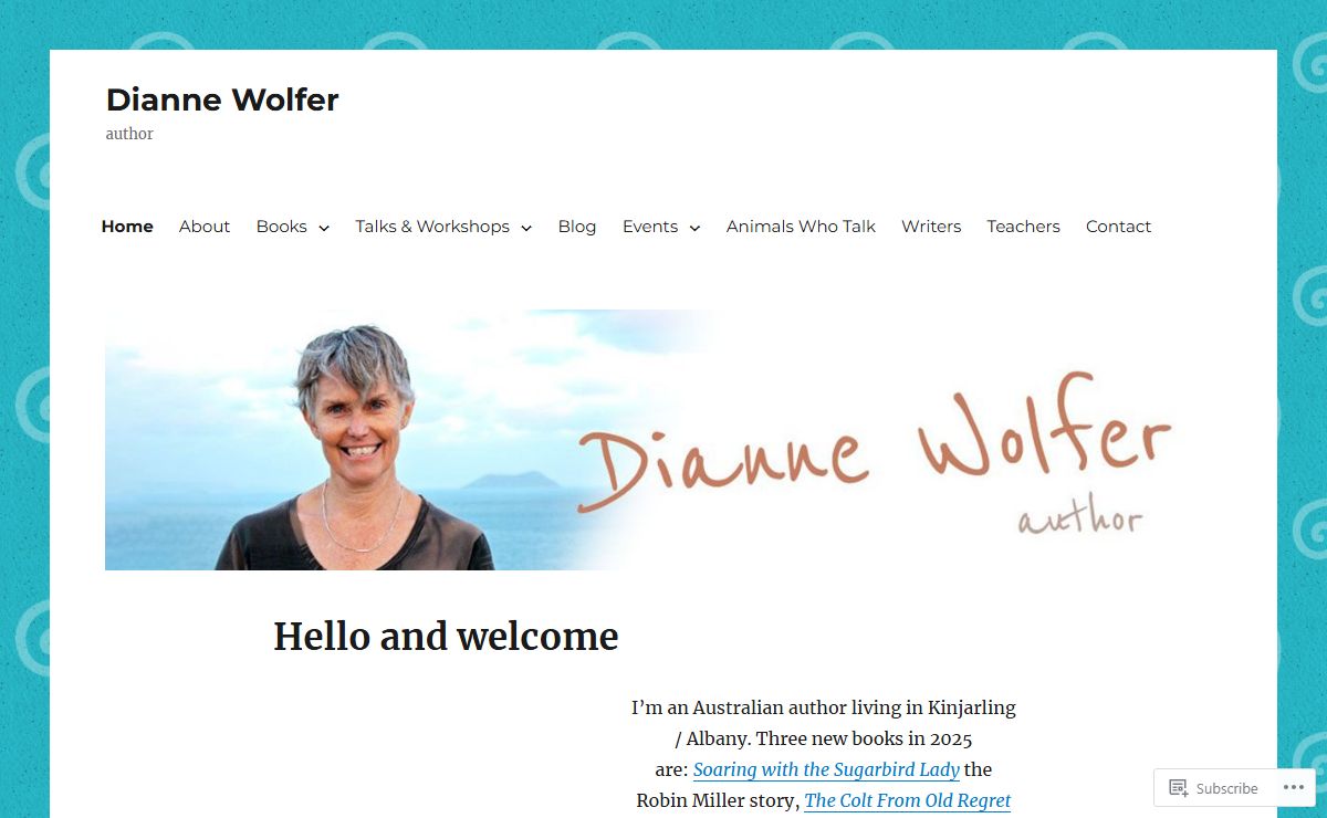 Dianne Wolfer – author