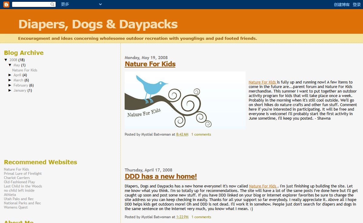 Diapers, Dogs & Daypacks