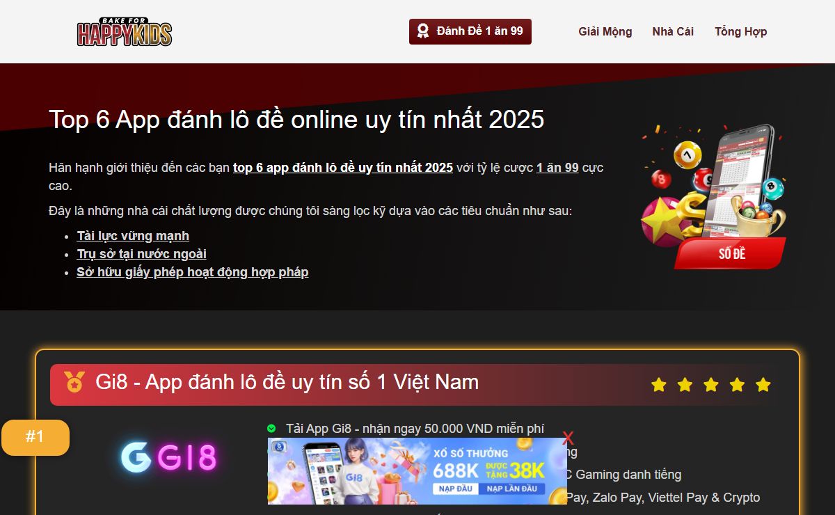 Top 6 App đánh Lô Đề Online uy tín nhất 2025