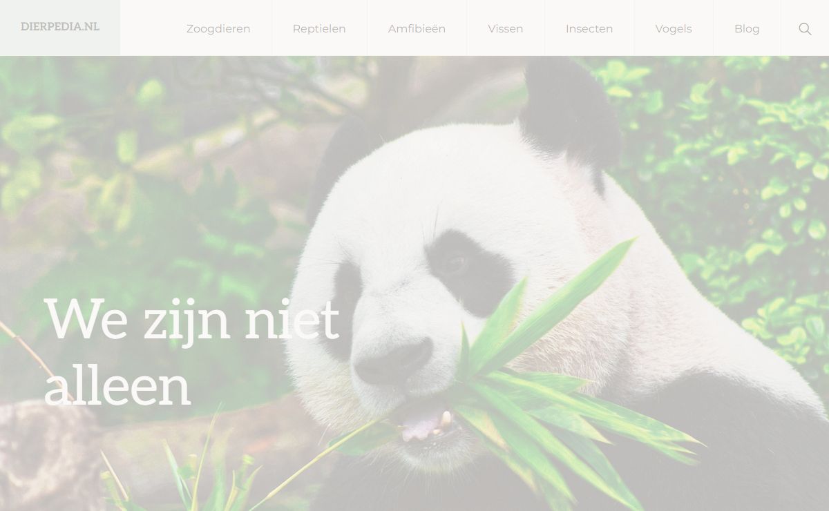 Dierpedia - Dé leukste en uitgebreidste dieren website van Nederland