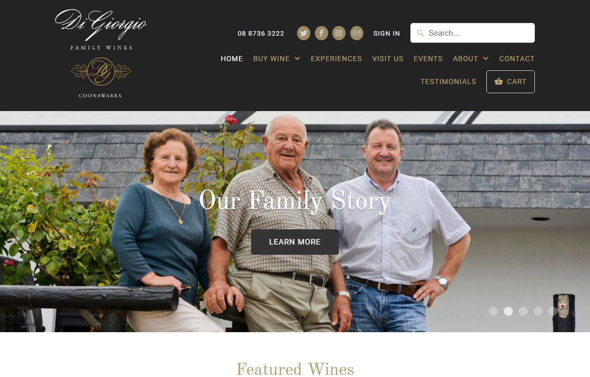 Welcome to DiGiorgio Family Wines