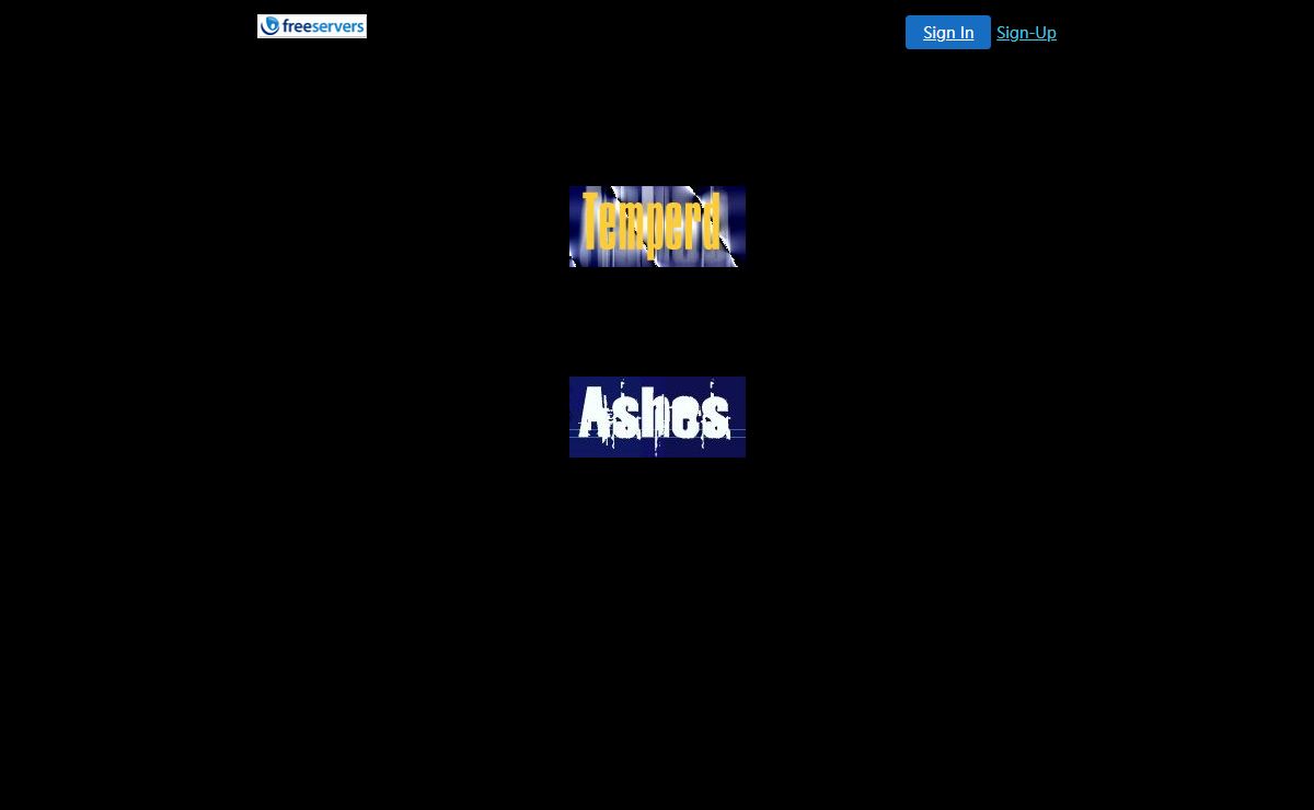 Temperd's Website & Ashes Online