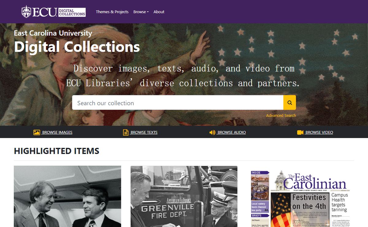 ECU Digital Collections
