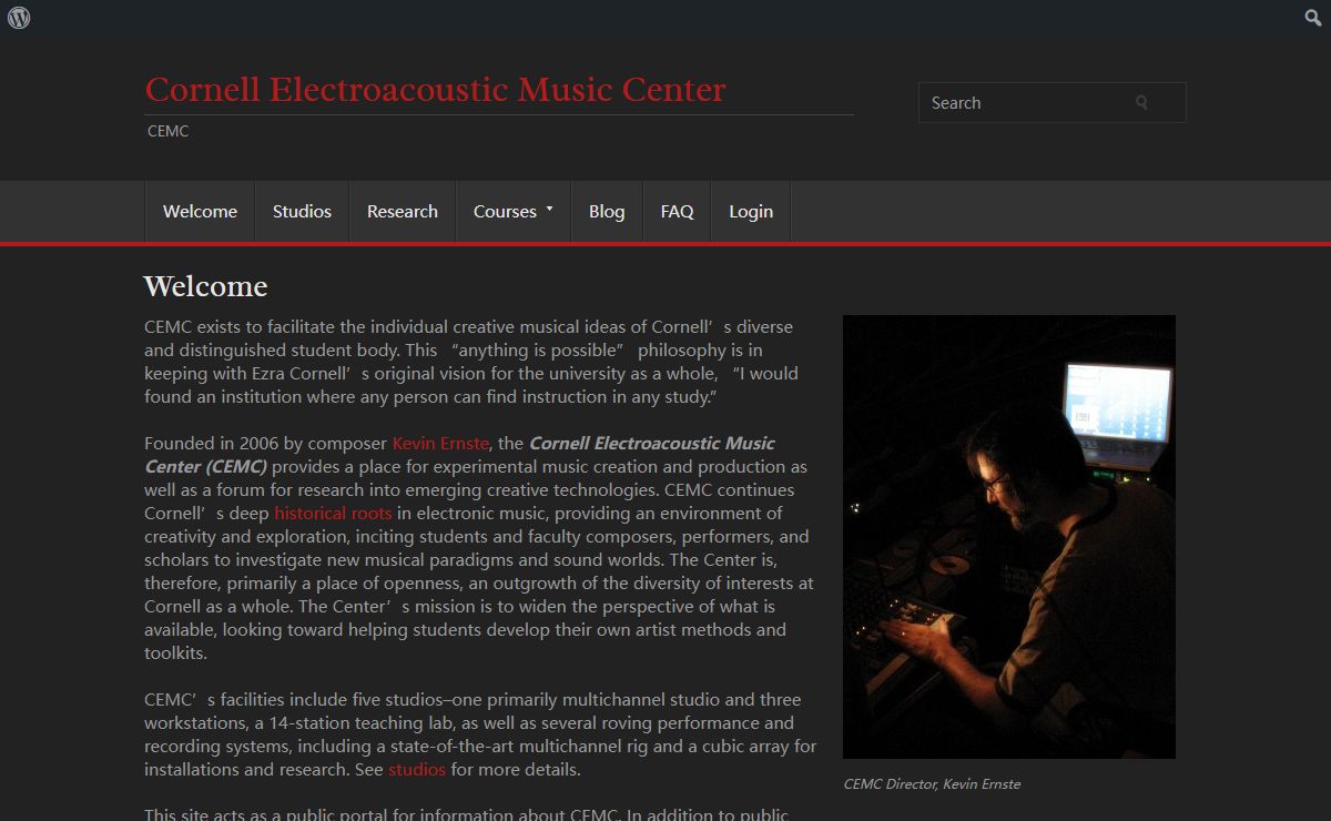 Cornell Electroacoustic Music Center | CEMC