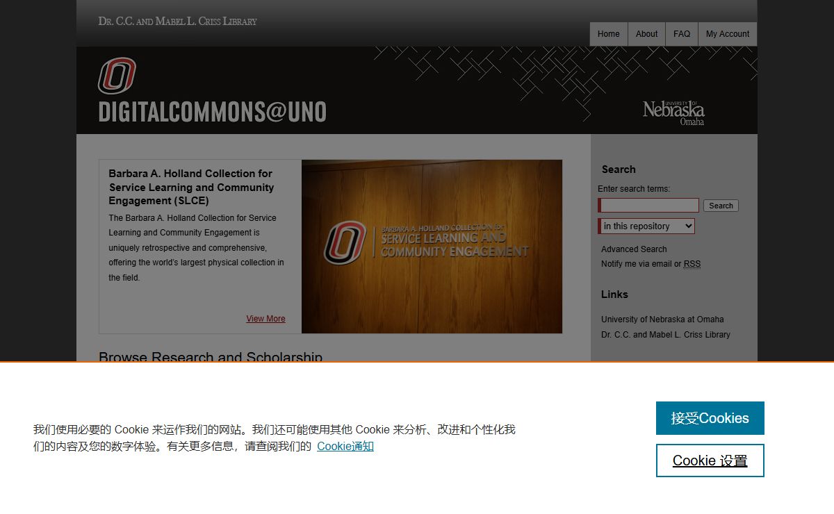 DigitalCommons@UNO - The Institutional Repository of the University of Nebraska Omaha