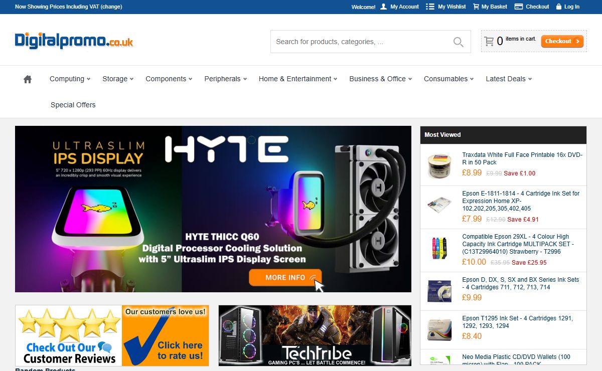 Digitalpromo: Laptops, PC's, Gaming PC's, CPU's from Intel, AMD and everything for your Gaming PC System in Liverpool, Merseyside and UK