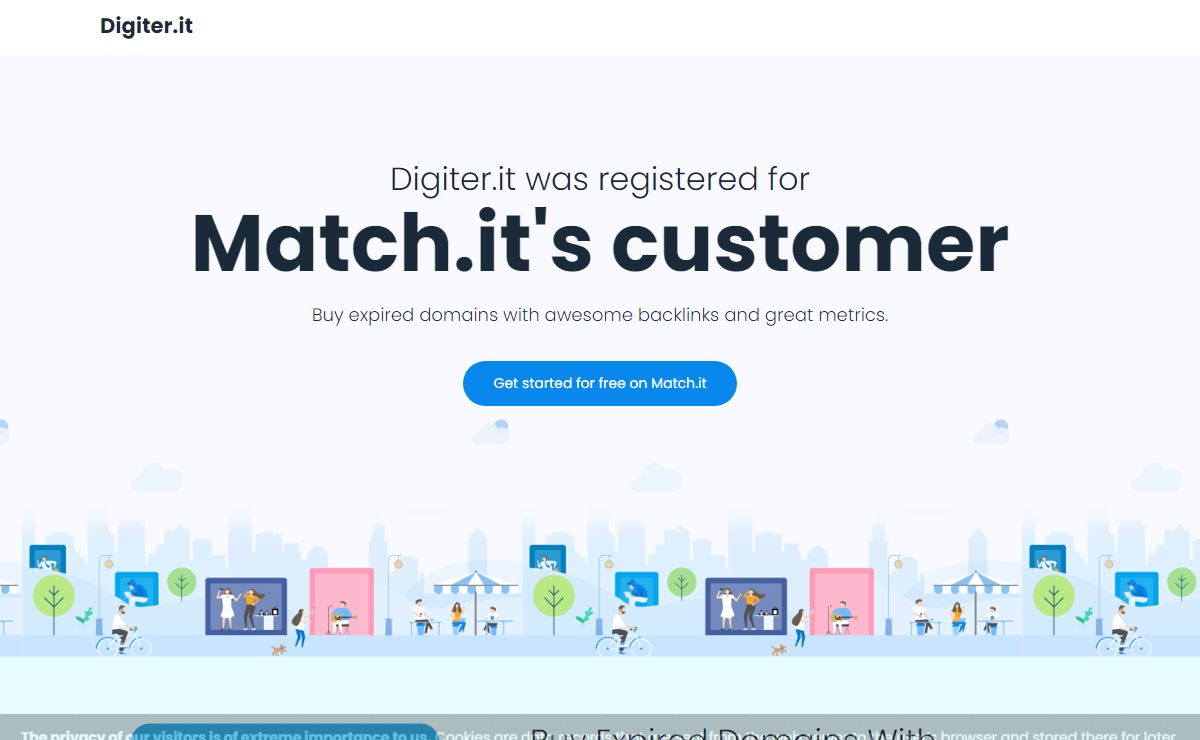 Digiter.it - This domain was registered with Match.it