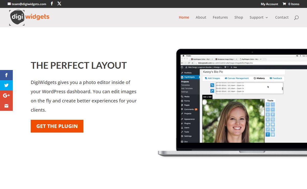 Photo Editing Functionality in Your WordPress Dashboard | DigiWidgets