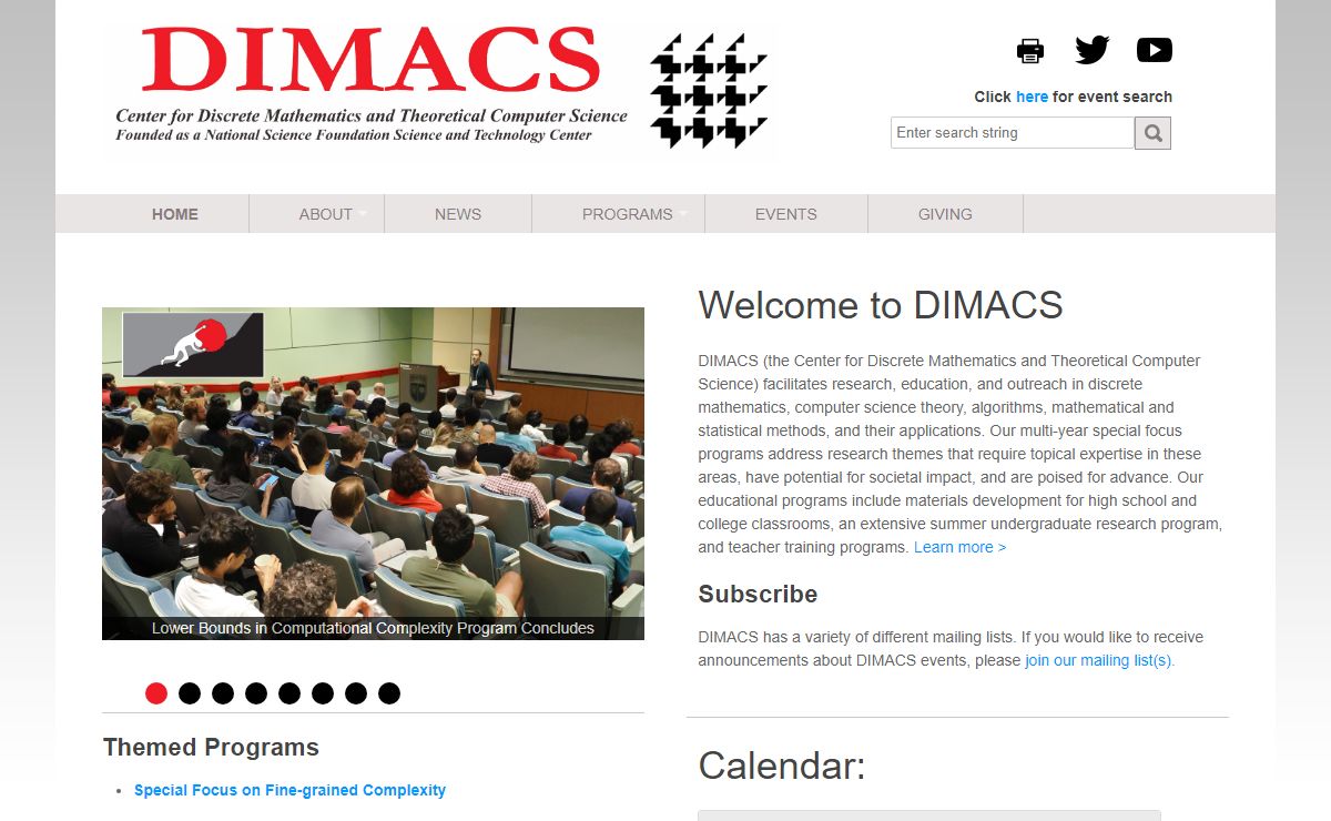DIMACS :: Home