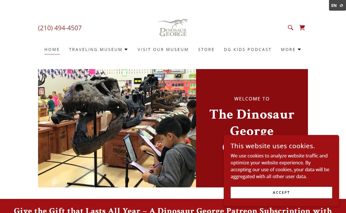 Dinosaur George Company - Public Speaker, Traveling Museum