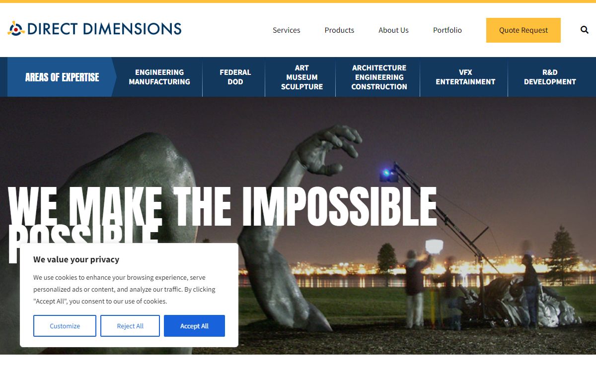 3D Scanning Solutions in Maryland | Direct Dimensions