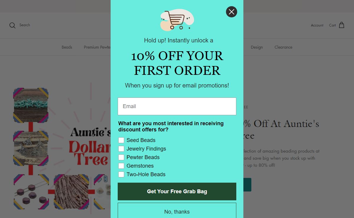 Beads, Beading, & Jewelry Supplies | Auntie's Beads Direct