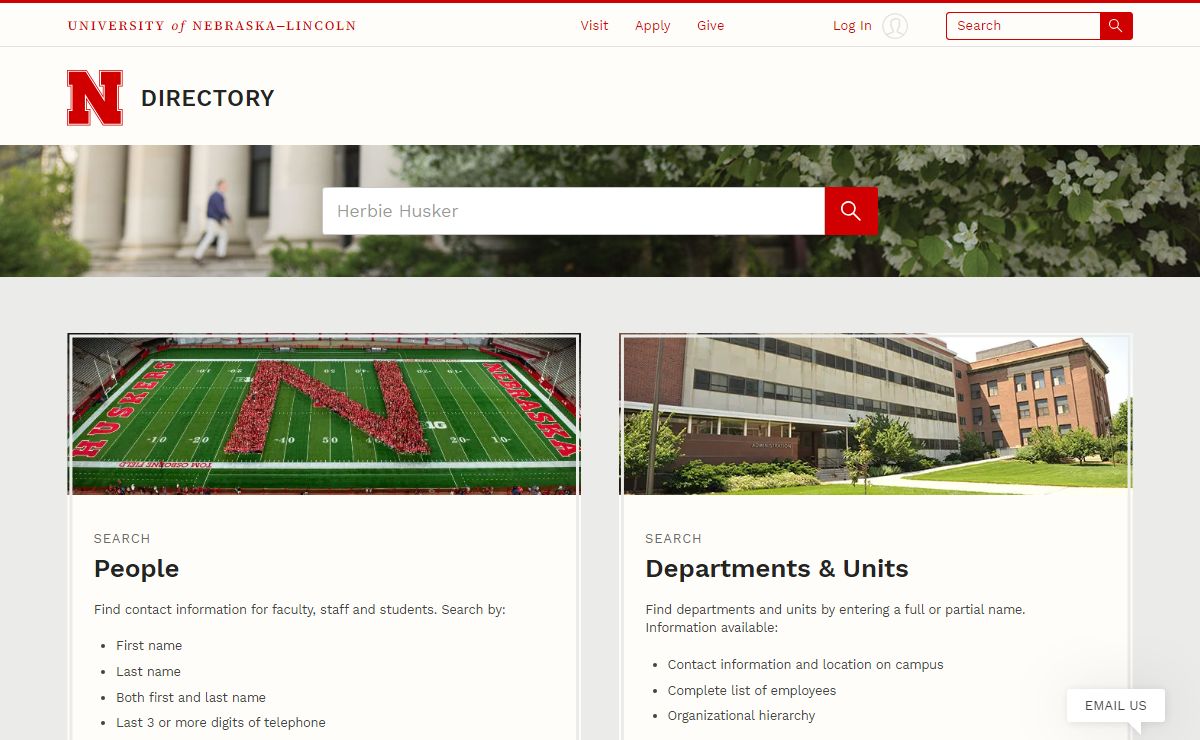 Directory | University of Nebraska–Lincoln