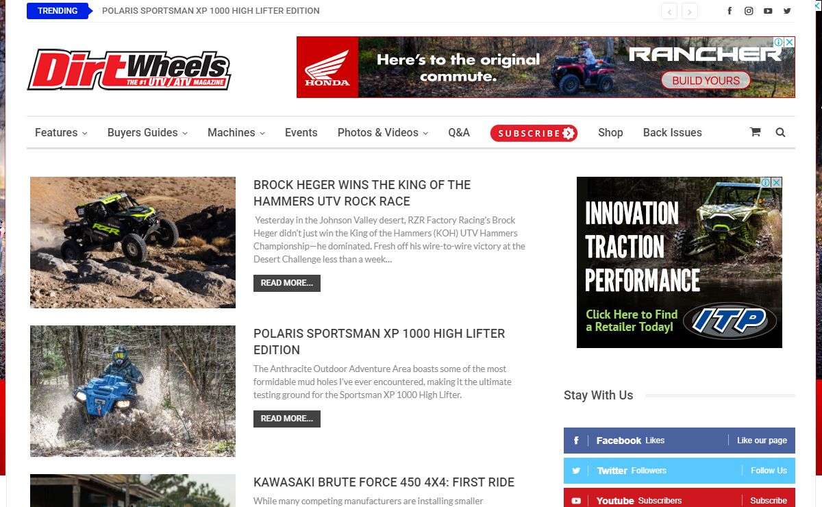 Dirt Wheels Magazine - The Leading ATV Magazine Worldwide