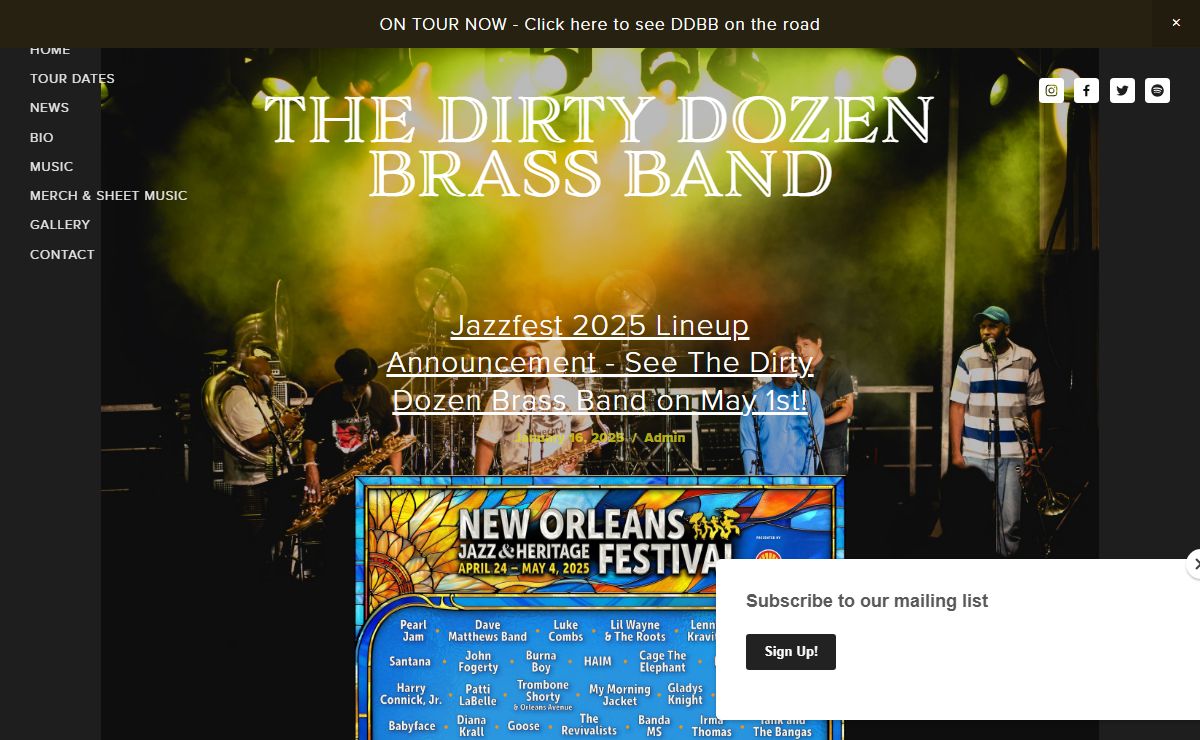 The Dirty Dozen Brass Band