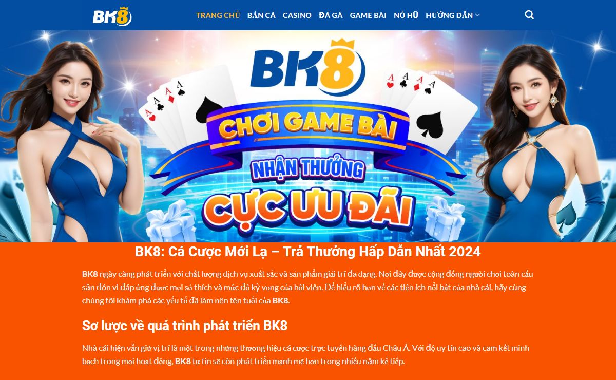 BK8: TẶNG GIFCODE 88K CHÀO ĐÓN THÁNG 10/2024
