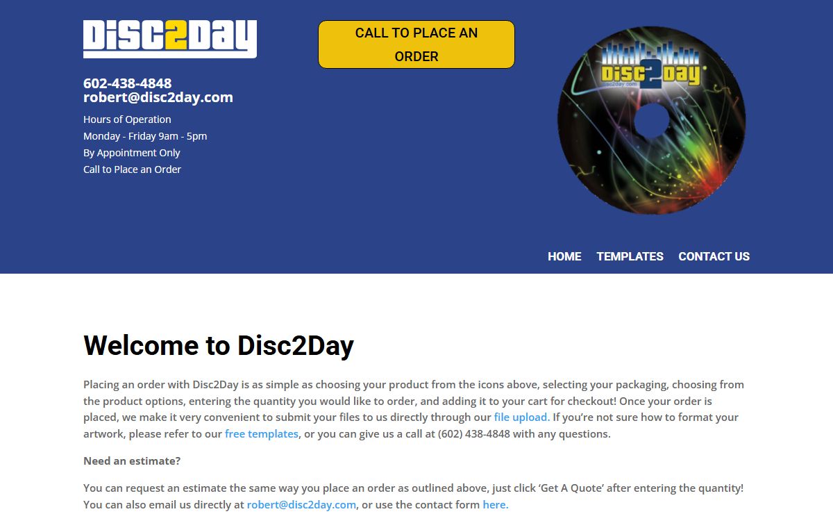 Disc 2 Day – CD and DVD Duplication, Replication