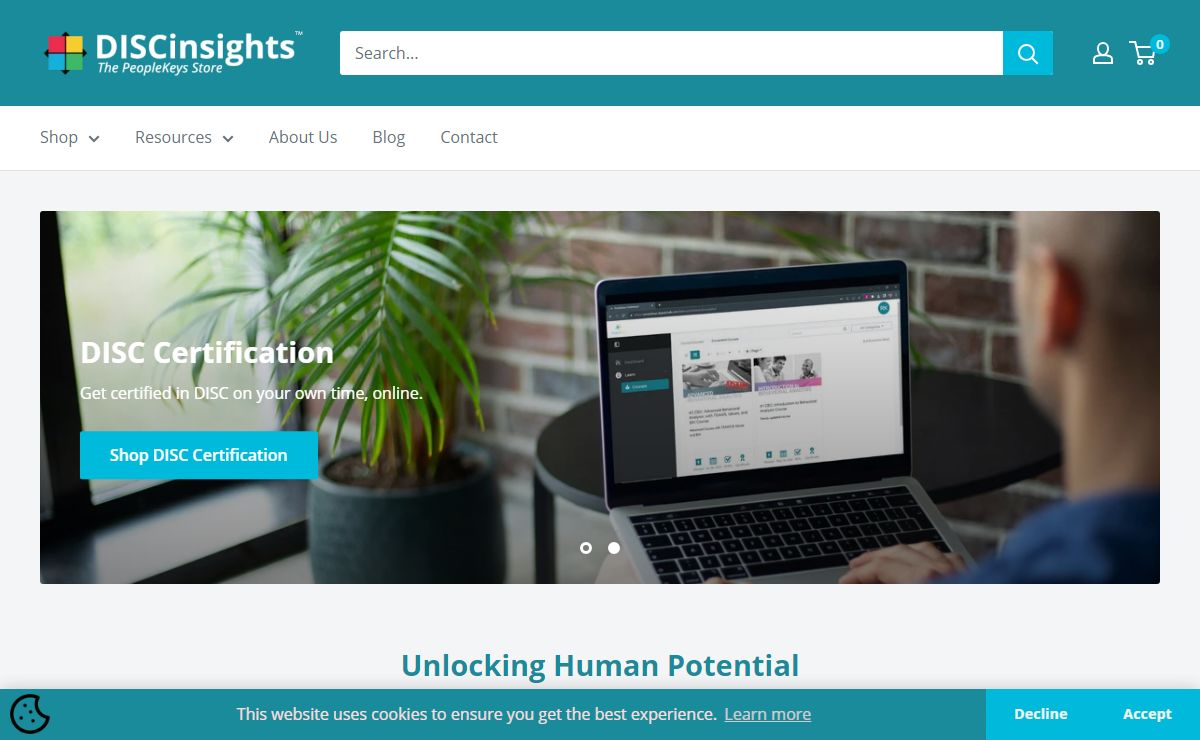 DISCinsights - Online Store for PeopleKeys DISC Assessments