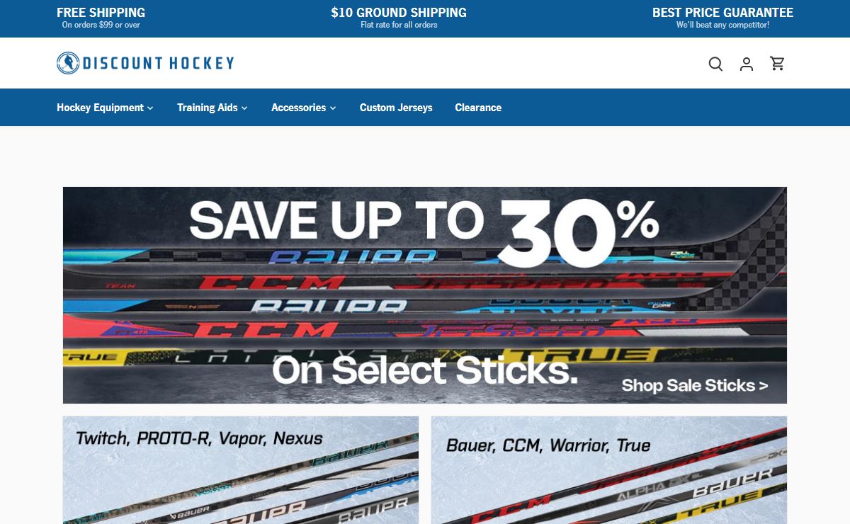 DiscountHockey.com | Hockey Equipment & Hockey Gear | Free Shipping – Discount Hockey