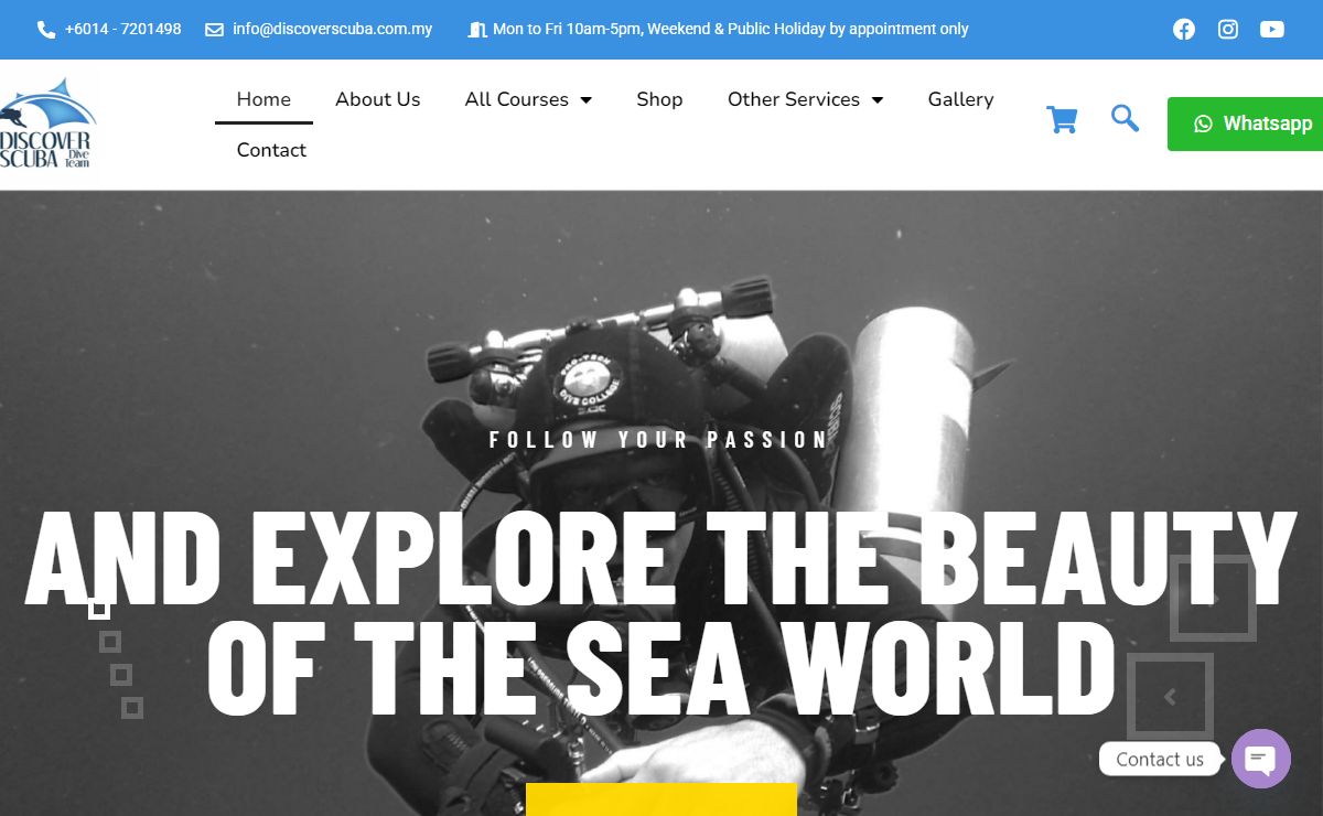 Discover Scuba Dive Team