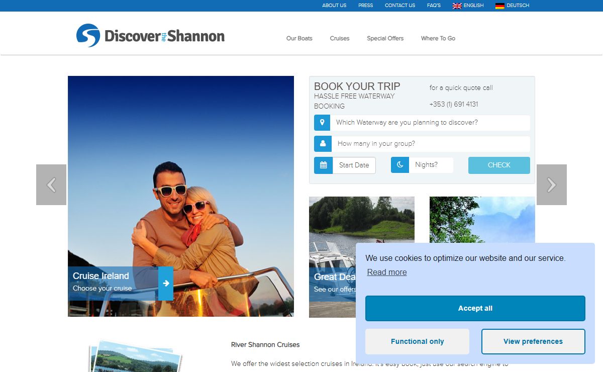 Shannon cruises | Shannon boat hire | Boating Holiday Ireland
