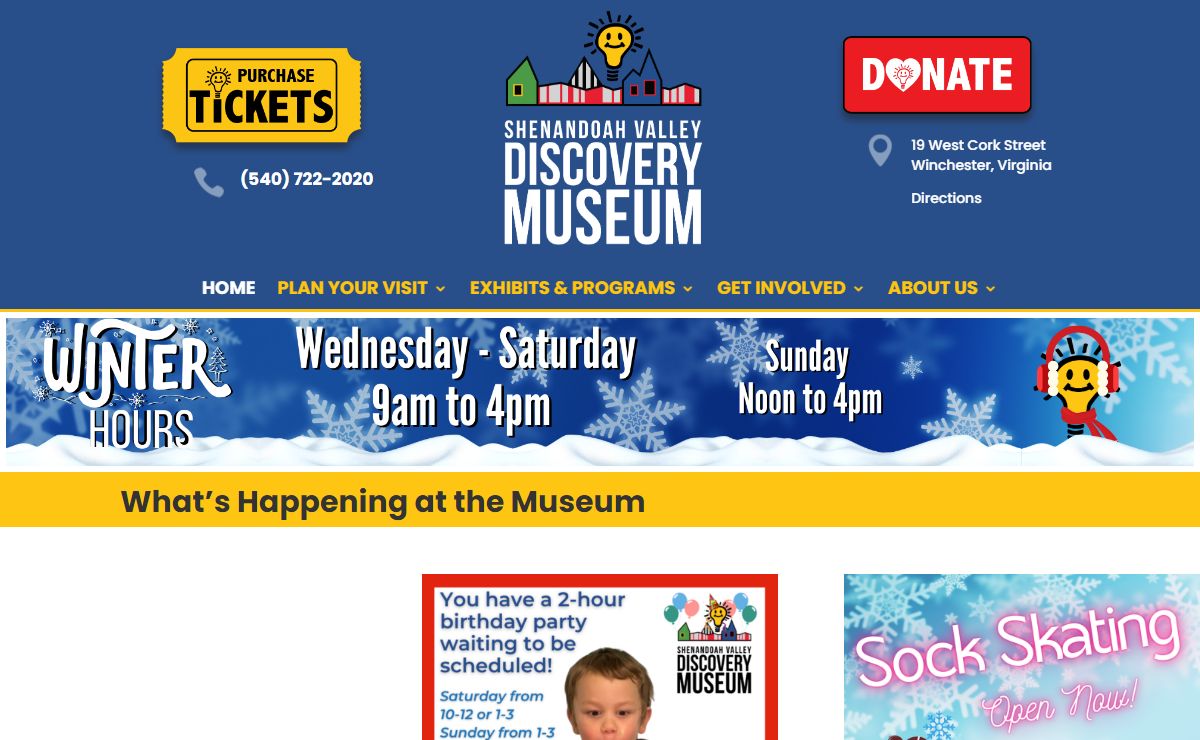 Shenandoah Valley Discovery Museum |