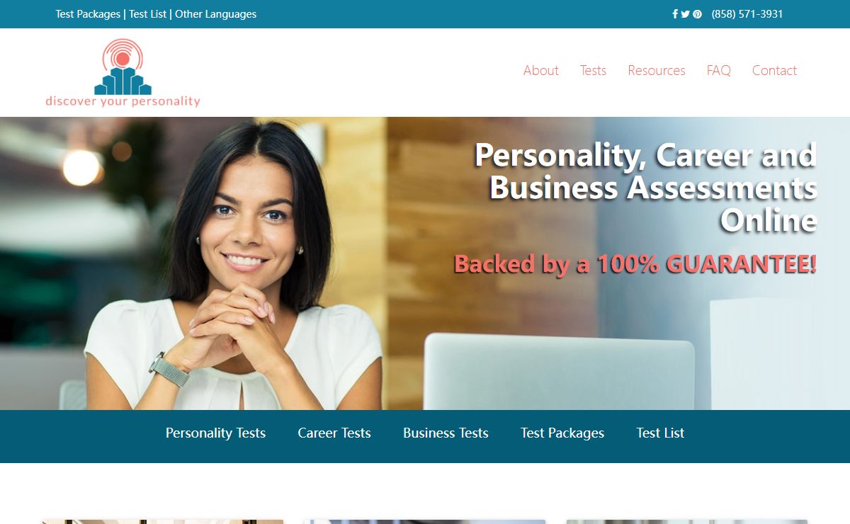 Personality, Career & Business Assessment | Online Tests